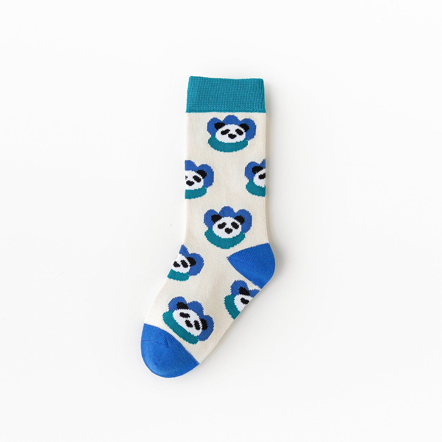 ZFSOCK Boys Socks 3 Pairs Kids Soft Cotton Crew Socks Cute Panda Animal Socks for Children Boys Girls 2 -11 Years