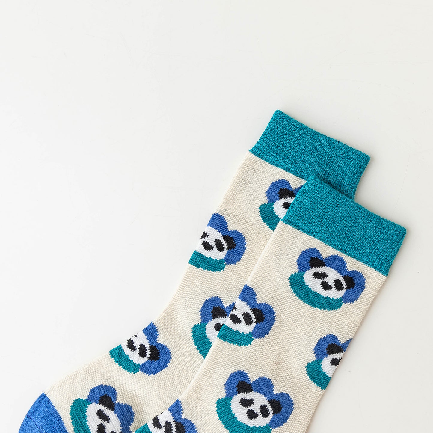 ZFSOCK Boys Socks 3 Pairs Kids Soft Cotton Crew Socks Cute Panda Animal Socks for Children Boys Girls 2 -11 Years