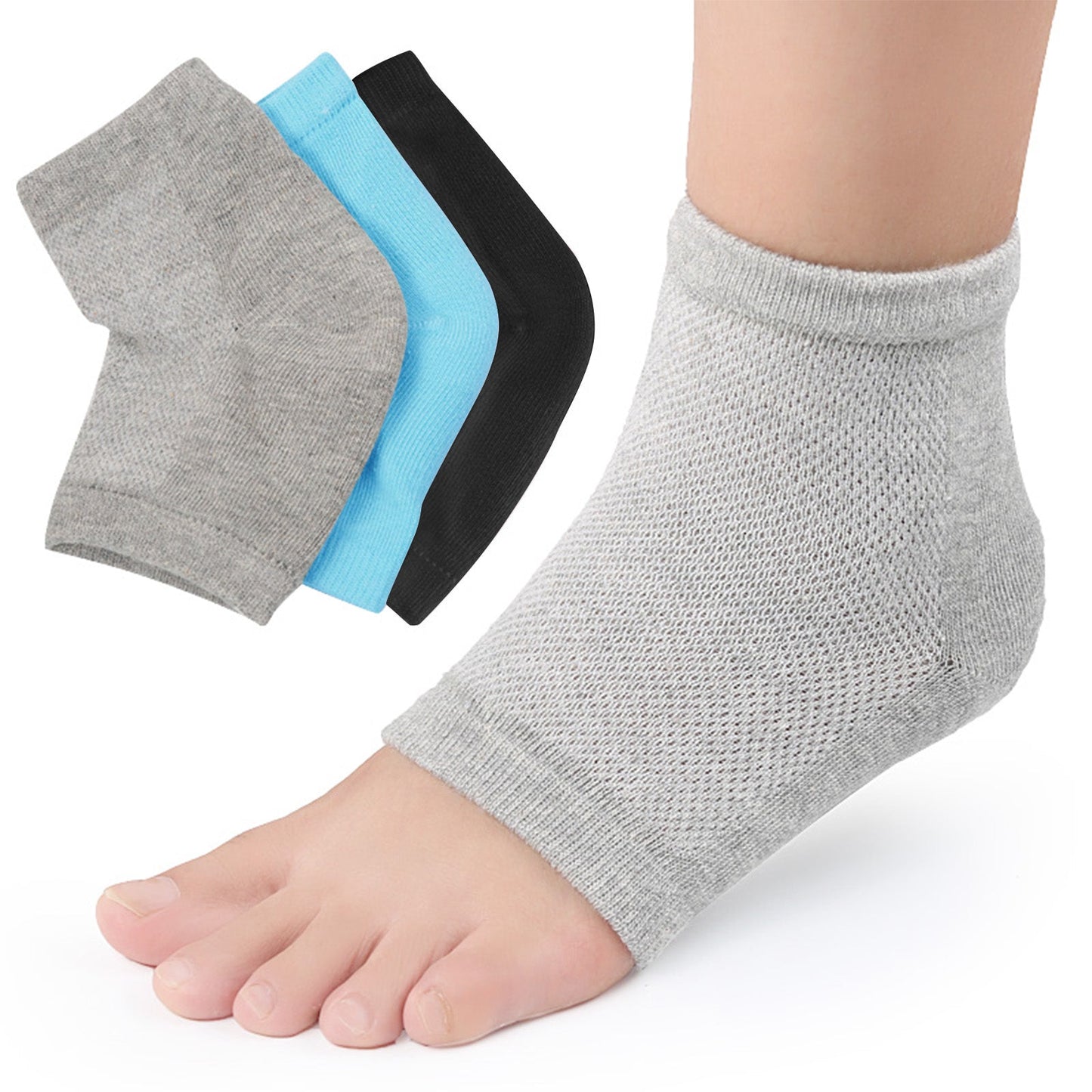 ZFSOCK's Heel Anti-Crack Socks - Moisturizing and Comfortable Socks for Soft and Smooth Heels