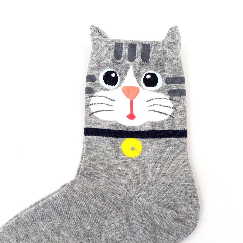 cute cat design socks