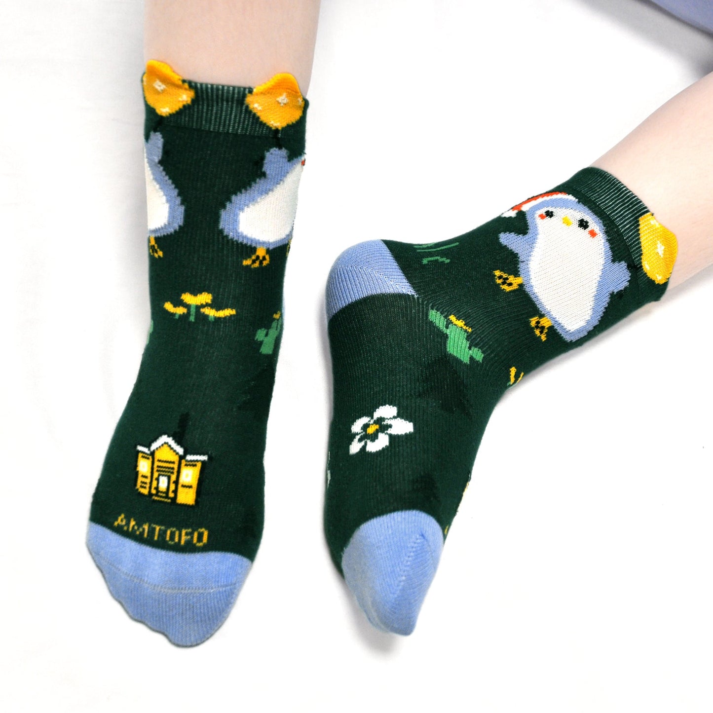 ZFSOCK's Kids Animals Socks Fun and Comfortable Animal Themed Socks for Children