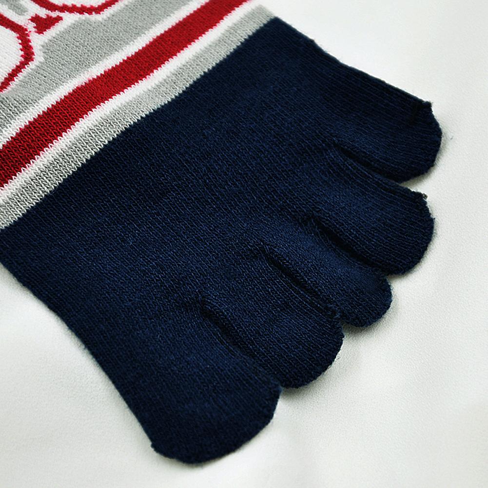 navy blue 5 finger socks 