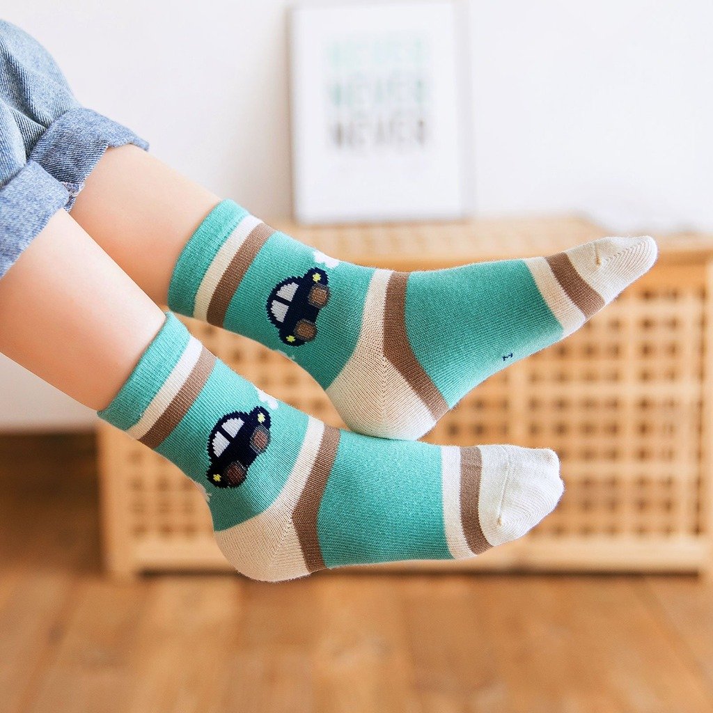 cute cars crew socks for kids