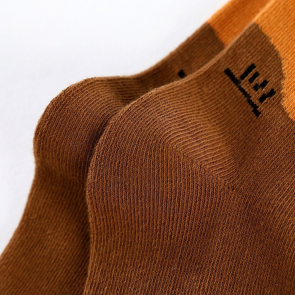 brown cotton socks for kids