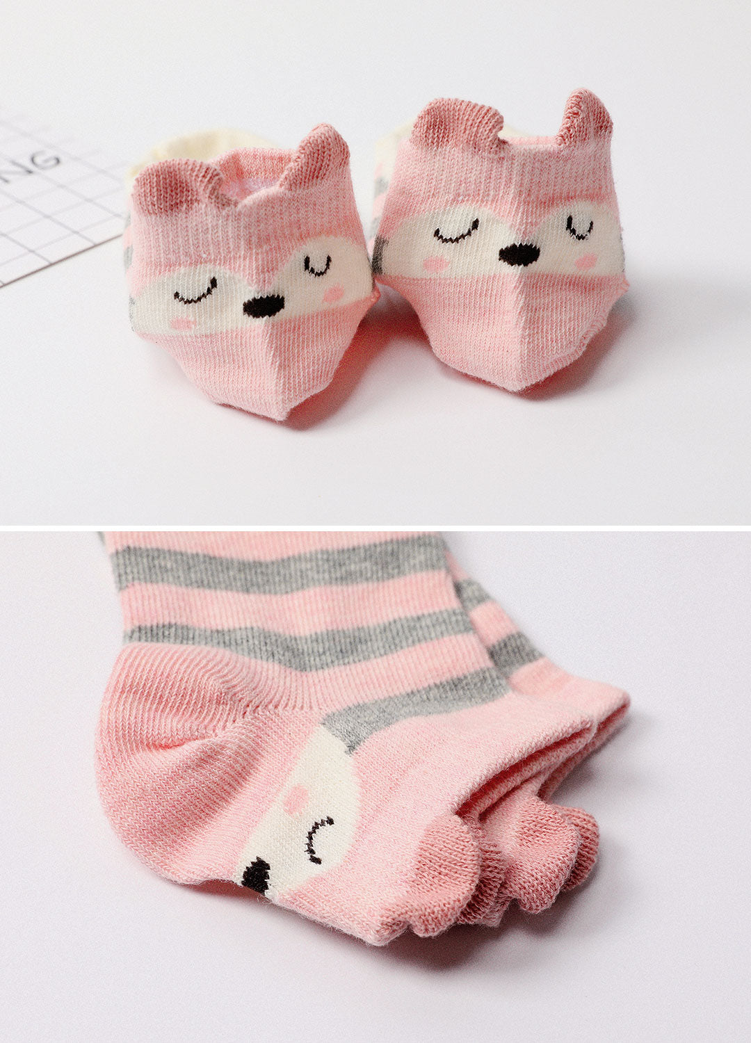 stripes animal socks for kids