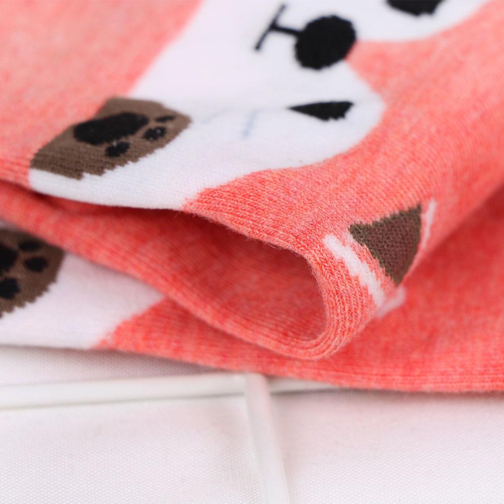 cute peach cotton socks