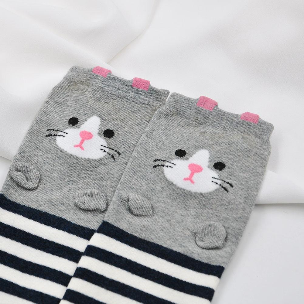 cute mouse stripes running socks