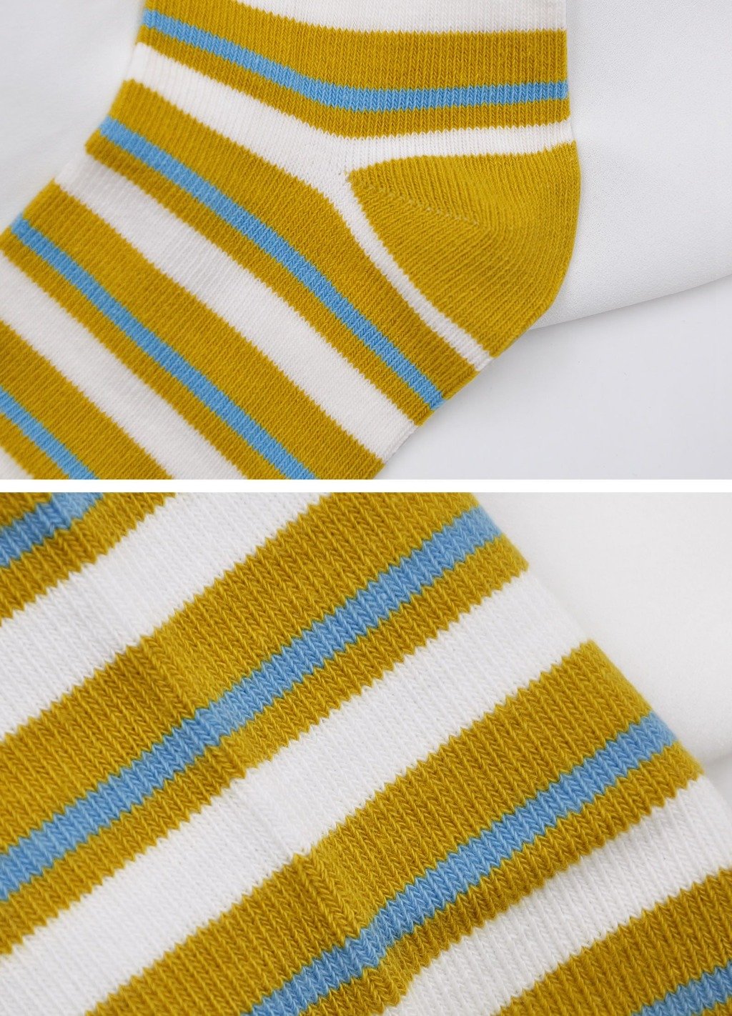 striped yellow socks for kids